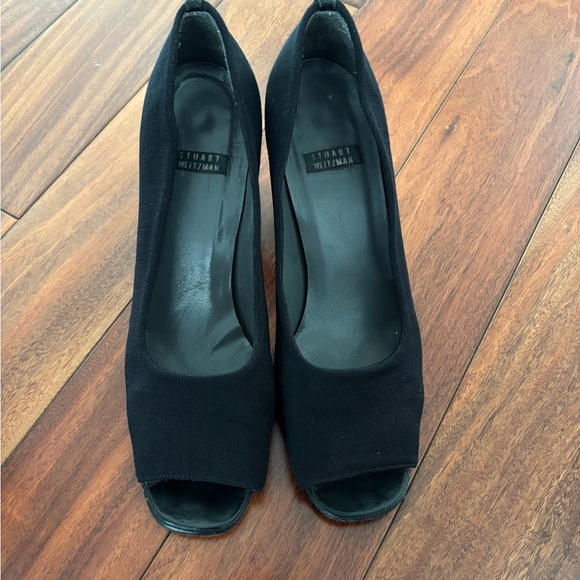 Stuart Weitzman Black Heels - Picture 1 of 4